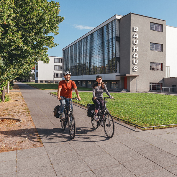 Bauhaus cycling in Dessau-Roßlau — UNESCO landscape and modernist landmarks