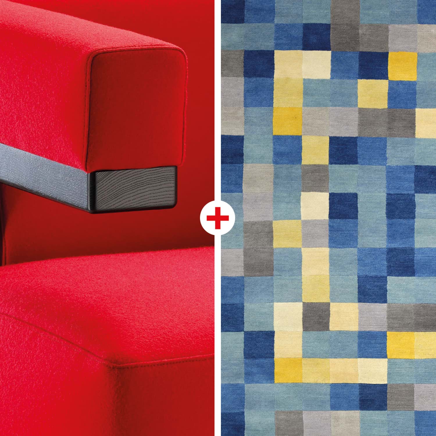 Picture of Bundle F51 Armchair Walter Gropius & Bauhaus Rug Gertrud Arndt