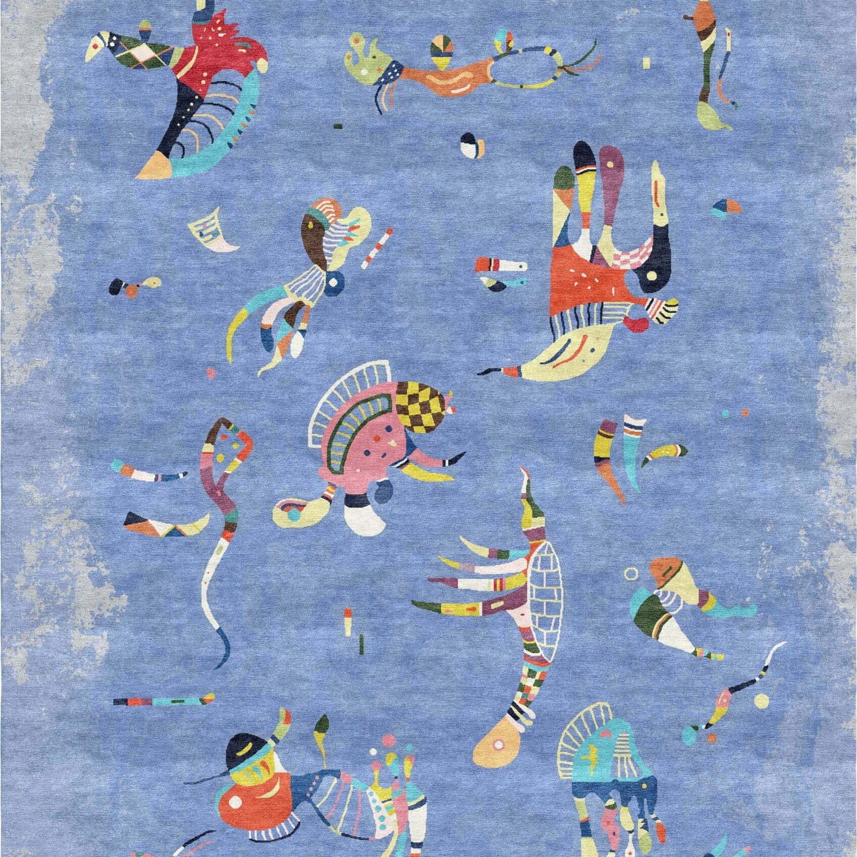 Immagine di Tappeto Wassily Kandinsky blu cielo