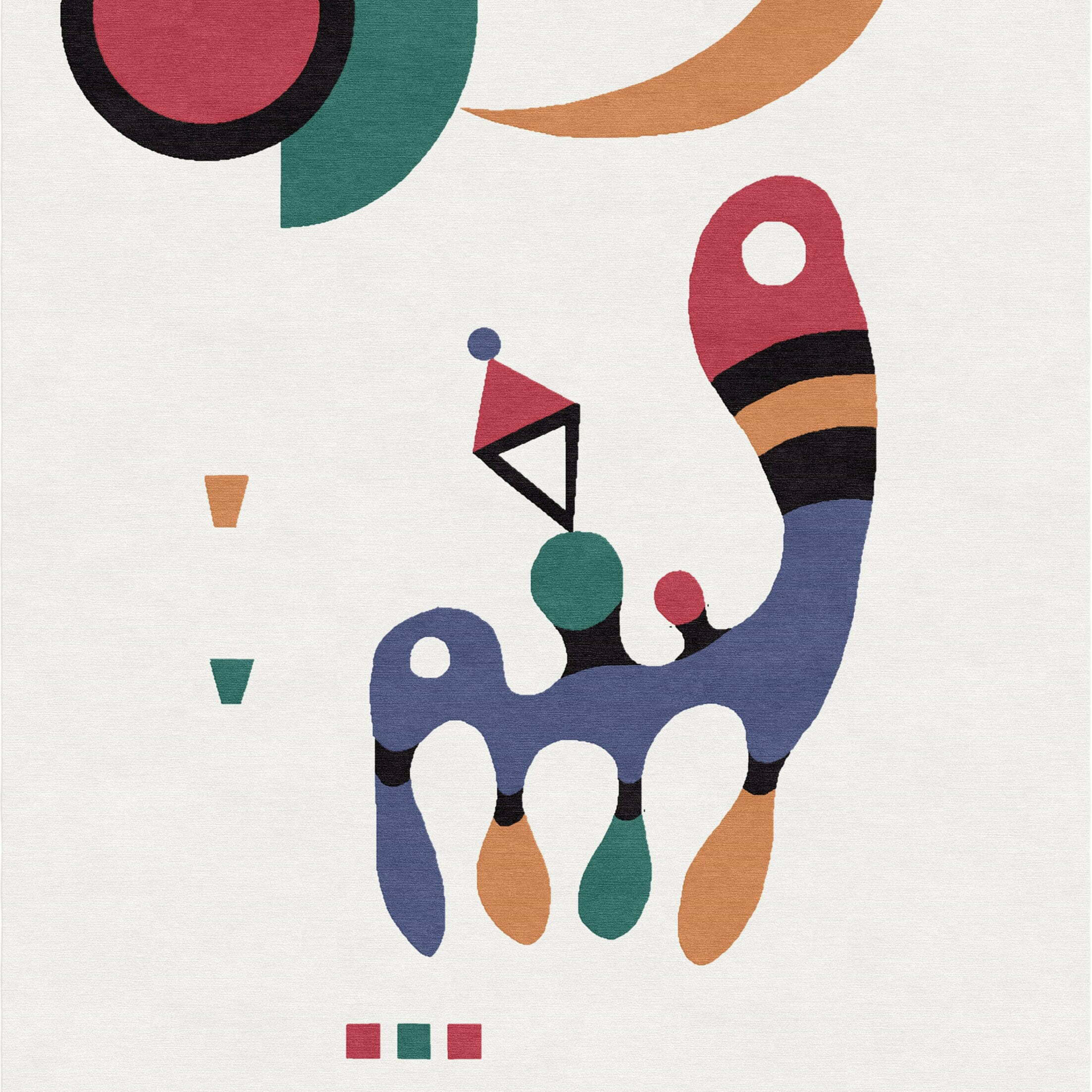 Immagine di Tappeto Wassily Kandinsky Composizione 1944