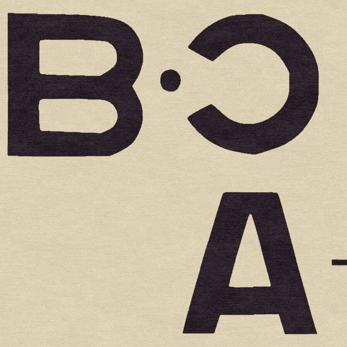 Immagine di Tappeto collage tipografico 