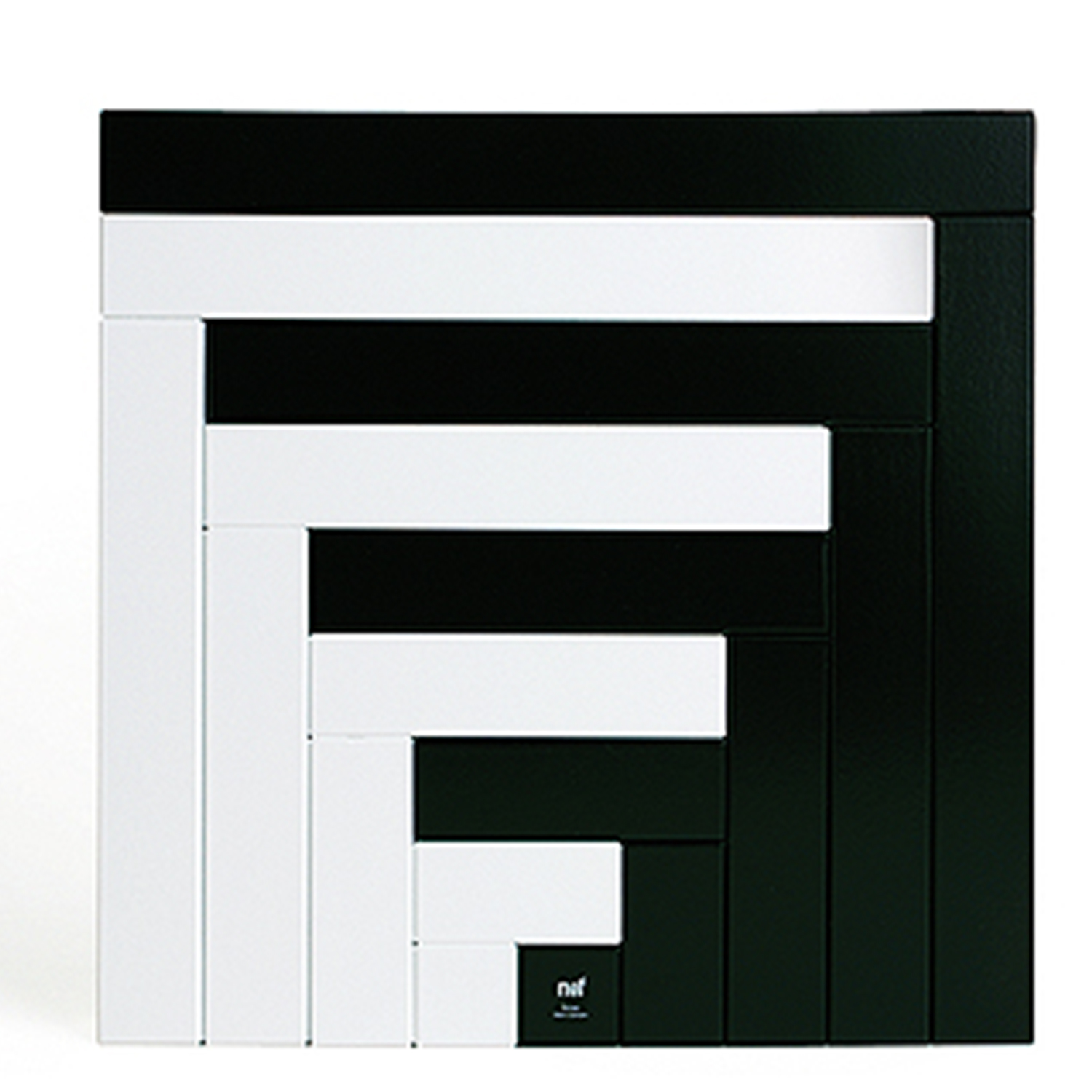 Immagine di Gioco di costruzioni angolare in bianco e nero